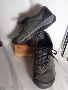 Keen Dk. Graue Leder, Schnürschuhe Sportschuhe, Damen 9/39,5 - Bild 1 von 10