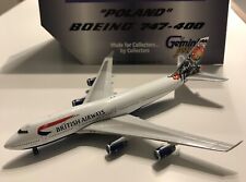 Gemini Jets 1:400 British Airways 747-400 "Poland" G-BNLT #GJBAW020