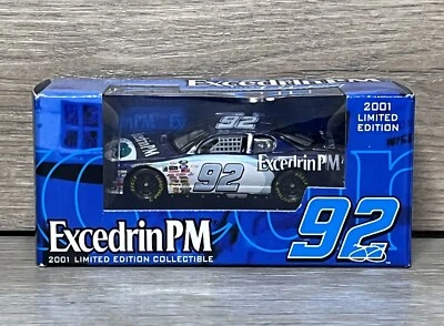 VTG NASCAR Racing Champions Jimmie Johnson #92 Excedrin PM 1:64 Diecast 2001 Car - Image 1 of 4