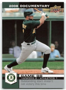 2008 Upper Deck Documentary #2898 Bobby Crosby Oakland Athletics 3AT - Picture 1 of 2