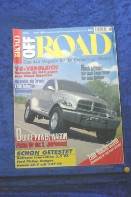 Off Road (X) 8/99 Mercedes ML 430 Jeep Grand Cherokee Galloper V6 Ford Ranger - Immagine 1 di 2