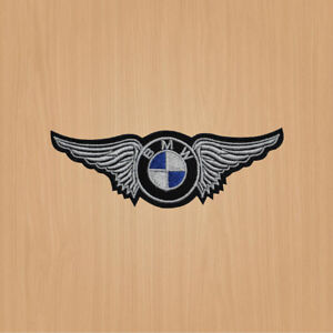 embroidery patch, Iron on patch, sew on patch, BMW White Racing patch,Cars patch