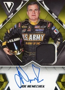 PANINI 2019 VICTORY LANE JOE NEMECHEK #SS-JN AUTOGRAMM RELIKTKARTE - Bild 1 von 2