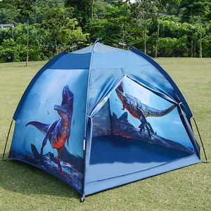 Dinosaur Tent Kids Real Dinosaur Theme Kids Play Tent Outdoor Indoor Tent Kids - Picture 1 of 12