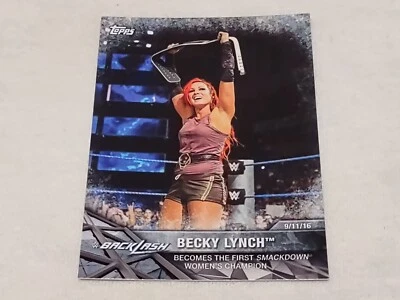 Becky Lynch 2017 Topps WWE Women's Division WWE Matches & Moments #WWE-5 Insert - Image 1 of 2