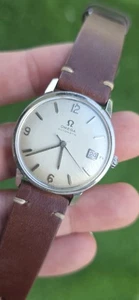 Vintage 1965 OMEGA Automatic Cal 560 SS Steel Men's 34mm Watch Working  - Picture 1 of 24