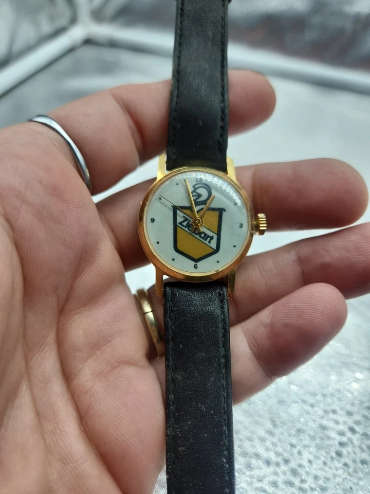 1960 Ziebart Watch Man’s rare Employees  Advertising Needs Band Mechanical Works - Image 1 of 4