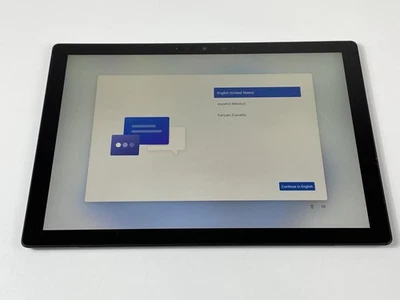 Microsoft Surface Pro 7 256GB, 16GB RAM Wi-Fi 1866 Black i7-1065G7 Glass Cracked - Image 1 of 4