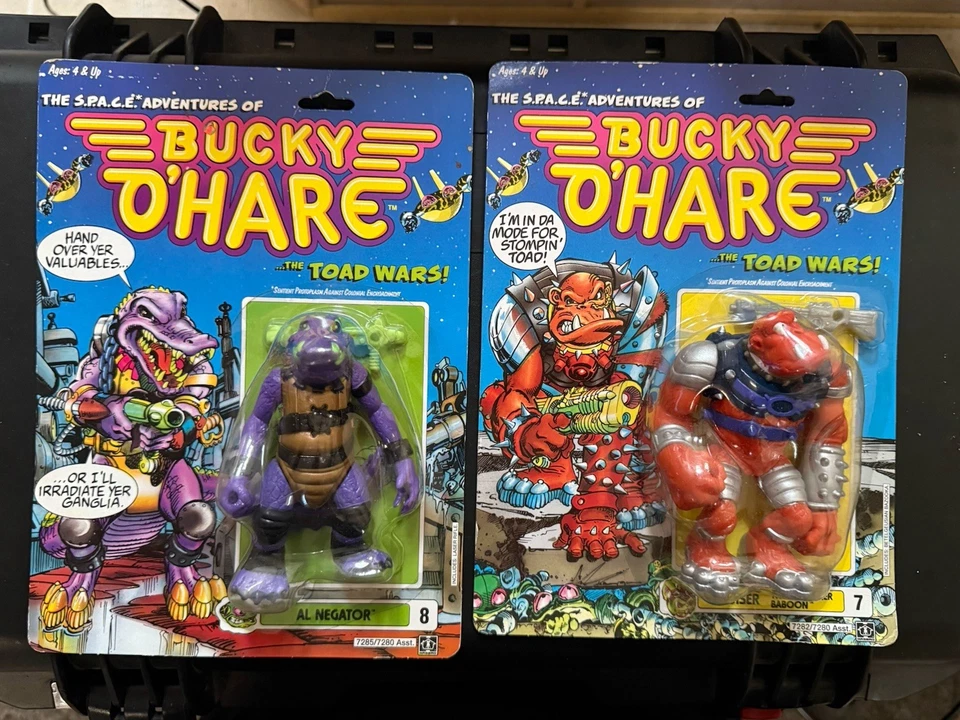 Bucky O'hare Bruiser The Berserker Baboon Figure Hasbro 7282 1990