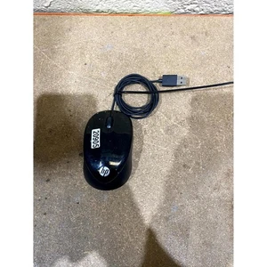 HP 1000 HSA-A003M Optical Mouse Black Wired USB 3-Button Scroll Wheel for PC - Picture 1 of 8