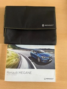 RENAULT MEGANE OWNERS MANUAL AND WALLET HANDBOOK 2016-2020 **FREE POSTAGE** - Picture 1 of 1
