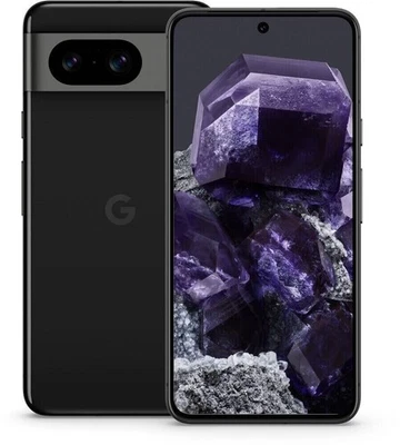 Google Pixel 8 Dual-SIM Smartphone 256GB Schwarz Obsidian - Hervorragend - Bild 1 von 4
