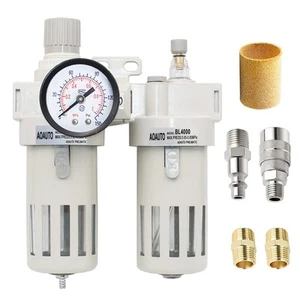1/2" NPT Druckluftfilter Regler Schmierstoffgeber Combo, Druckluftwerkzeug Kompressor... - Bild 1 von 8