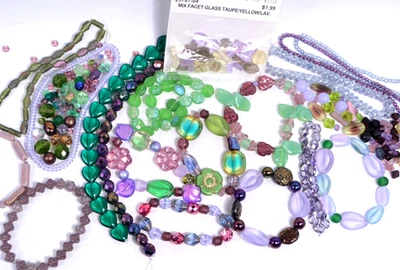 New lot 20 sets fine quality Czech glass beads -Table cut, Crystal, AB - A1004c - Image 1 of 4