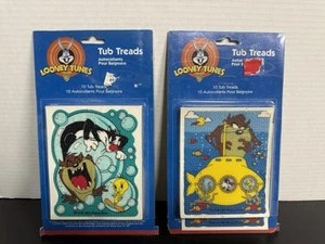 Lote de peldaños de bañera Looney Tunes 1997 ducha antideslizante Silvestre Piolín Taz niños baño - Imagen 1 de 4