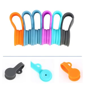 6 Pcs Téléphone Portable Casque Cordon Enrouleur Miss Câble Organisateur Fil Organisateur - Photo 1/12