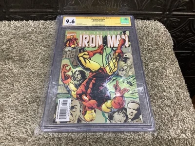 Marvel Comics Iron Man #39 April 2001 CGC Graded 9.6 Signed By Frank Tieri - Image 1 of 4