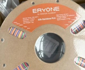 Jedwabny wodospad w kolorze tęczy 1kg 1,75 filamentu. - Zdjęcie 1 z 2