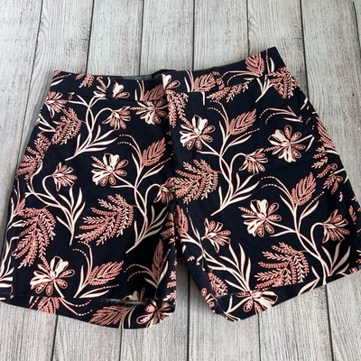 Pantalones Cortos BANANA REPUBLIC Floral 5” Azul 0 Nuevos con Etiquetas Foto 1 de 4