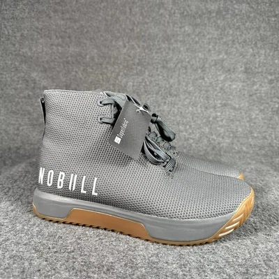 NOBULL высоты верхнего тренировки обувь кроссовок серый мужской 8 / женщин 9,5 тренажерный зал обучение новый - Изображение 1 из 4