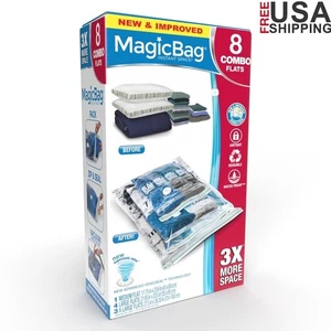 Smart Space Saver Vacuum Storage Bags Combo Set 16pcs Airtight Zip Design New - Picture 1 of 12