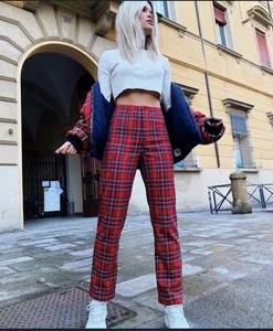 Brandy Melville Schottenkaro Tilden Hose Größe S John Galt Preppy Twee Academia - Bild 1 von 6