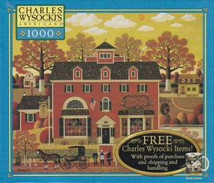 Charles Wysocki Hasbro Jigsaw Puzzle Benjamin's Musical Tools - Picture 1 of 1