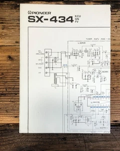 Pioneer SX-434 Receiver ausklappbarer Schaltplan *Original* - Bild 1 von 1