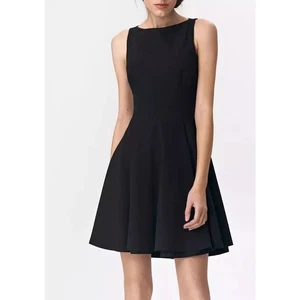Spanx The Perfect Fit & Flare Kleid Stretch Ärmellos Ponte Stretch Schwarz XS - Bild 1 von 8