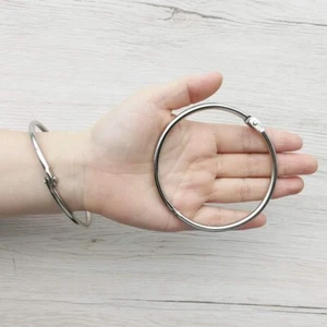 Landlords Lg 81mm Steel Jailers Ring Key Holder Janitor Office Security School - Picture 1 of 6