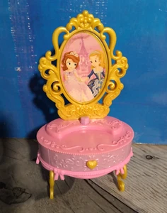 Disney Junior Show Sofia the First Vanity table with Flip Mirror Pre Owned - Picture 1 of 3