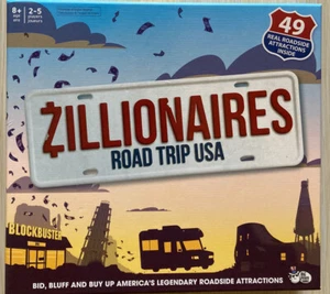 Zillionaires Road Trip USA Board Game 8+ NEW - Picture 1 of 3