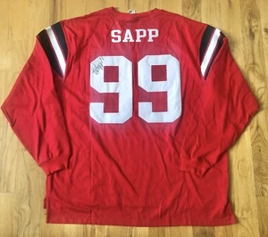 WARREN SAPP Signed TAMPA BAY BUCCANEERS TB Jersey, 6x All Pro, DPOY, SB, HOF - Picture 1 of 10
