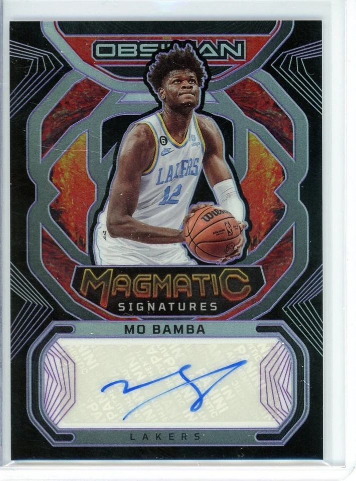 Mo Bamba 2022-23 Obsidian Purple Electric Etch Magmatic Signatures 38/75 - Image 1 of 2