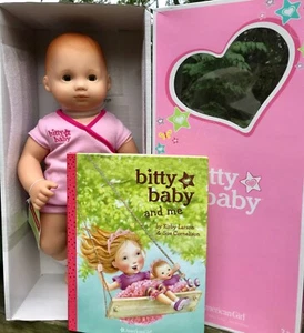 American Girl Bitty Baby #6 Red Hair Hazel Eyes Book NIB Pink Bodysuit BB 6 Ret - Picture 1 of 6