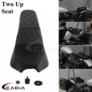 For Harley Softail Deluxe FLDE Slim FLSL FXBB FLHC 2018-2024 2-Up Seat w/Gel Pad - Imagen 1 de 10