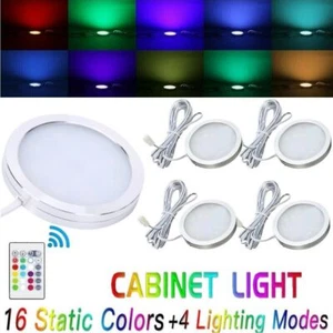 RGB LED Under Cabinet Light Kitchen Shelf Cupboard Closet Showcase AU Plug in - Picture 1 of 14