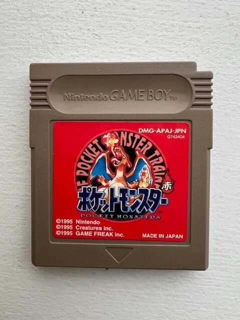 Pokemon RED Pocket Monster Game Boy Japan Import US Seller - TESTED! - Image 1 of 1