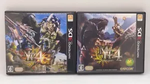 Monster Hunter 4 & Monster Hunter 4G set Nintendo 3DS Japanese version Tested - Picture 1 of 4