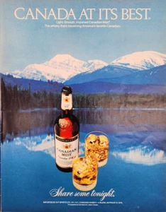 1981 Canadian Mist Whisky Magazine Print Ad - Canada at it's best. - Picture 1 of 2