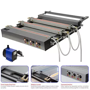 220V 1250mm Acrylic Plexiglass Bending Machine Heating Bender 3 Heating Module - Picture 1 of 12