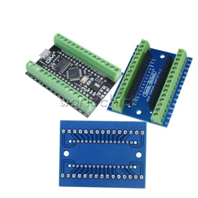 Nano Terminal Adapter for Arduino V3.0 ATMEGA328P-AU CH340 USB Driver Board 2in1 - Image 1 of 4