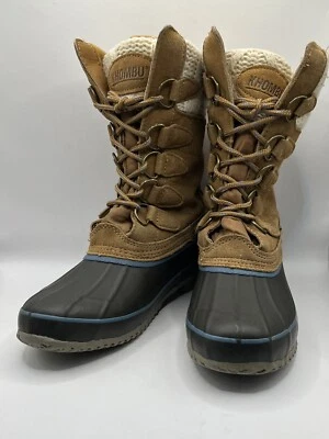 Womens Khombu Cozy Tall Pac Suede Snow Duck Boots US Size 7M - Image 1 of 4