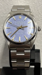 Genuine ROLEX AIR KING Precision 5500 34mm Blue Dial & Steel Watch - OC#1338 - Picture 1 of 16