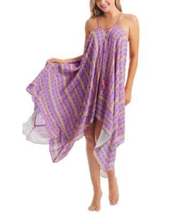 Jessica Simpson L76613 Tulip Shine Bright Lace Dress Swim Cover Up Size L - Picture 1 of 4