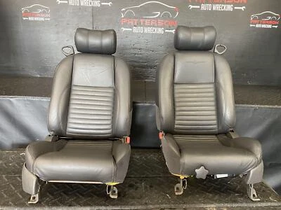 02-05 福特雷鸟对前 6 路动力加热座椅皮革黑色 AW — 第 1/4 张图片