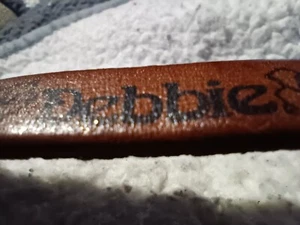 Vintage totally 1960's leather band bracelet name DEBBIE.. HIPPIE BOHO 60s - Picture 1 of 12