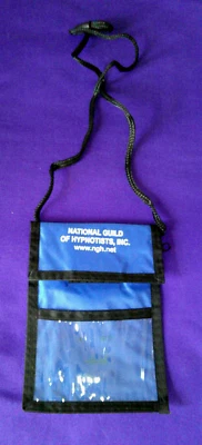 National Guild of Hypnotists Convention - Handy ID Nylon Neck Pouch with Pockets - Image 1 of 2