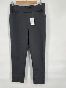 NWT Croft & Barrow Straight Mid Rise Pull On Pants Womens Sz 10P Petite Regular - Picture 1 of 18