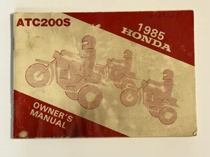 1985 Honda ATC200S Owners Manual 200S 3-Wheeler - Picture 1 of 5